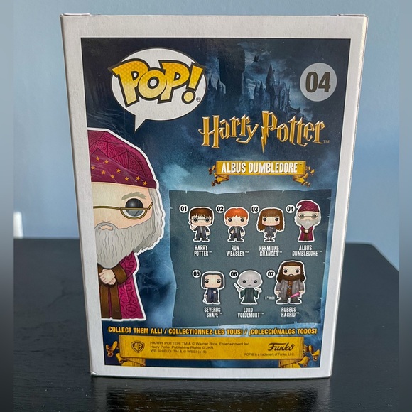 John Lithgow signed Funko Pop! #04 Albus Dumbledore with COA - Picture 3 of 7